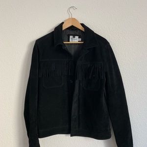 TOPMAN Suede Leather Jacket